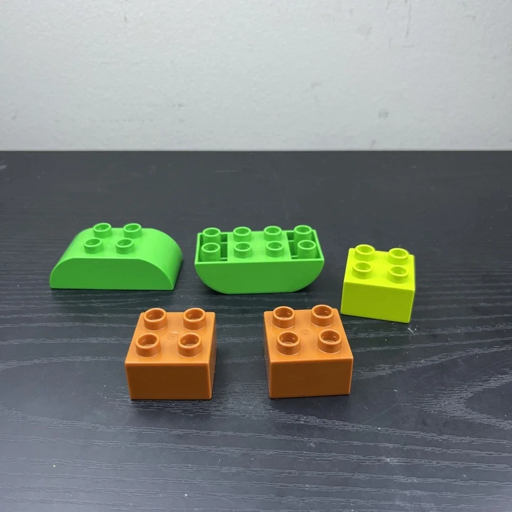 LEGO DUPLO Lot of 5 Assorted Building Pieces Random Colors & Shapes